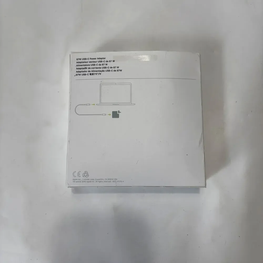 Apple 87W USB-C Power Adapter A1719 MNF82LL/A Genuine OEM Open Box